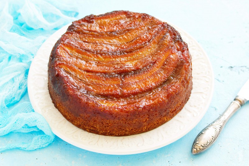 Receita de bolo na Airfryer: Bolo de banana com canela